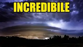 FORTE SUPERCELLA notturna nel Torinese [STORMCHASING]