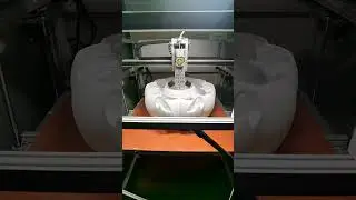 Look! The printing process of the jack-o'-lantern. #3dprinting #3dprinter #dowell3d #3dsculpture