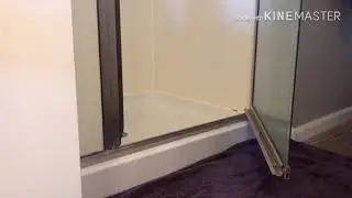 Replacing the door sweep on glass shower door