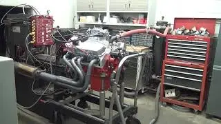 Todd Barnes' 408 SB Mopar on the pump
