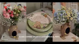 Classic Winnie the Pooh Theme Gender Reveal Party!