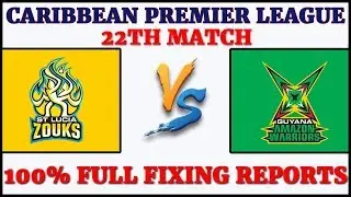 OPEN POST | STZ VS GAW 22th MATCH CPL 2019 St Lucia Zouks vs Guyana Amazon Warriors, Prediction