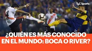 ¿Quién es MÁS CONOCIDO EN EL MUNDO? ¿BOCA O RIVER? - Debate Superfutbol