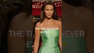 Three queens in one freme✨#trending#fashion#shots#model#gigihadid#bellahadid#yasmin#runway#catwalk
