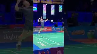 Alex Lanier Hard Badminton Smash at Arctic Open 2024 #alexlanier #badmintonsmash #smash