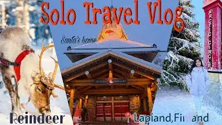 My journey from Sydney to the Arctic Circle🇫🇮#lapland #finland #vacation #winter #solotrip #snow 