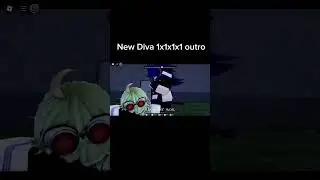New Diva 1x1x1x1 outro #shortvideo #noliupdate #roblox #projectdiva #forsaken #shorts #1x1x1x1 #miku