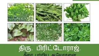 கீரை பற்றிய ஆலோசனை | Greens / Spinach Advice