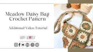How to Make a Crochet Daisy Square Bag (Step-by-Step)