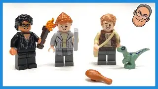 LEGO Jurassic World 5005255 Bricktober TRU Minifigures - Jurassic Park made me read