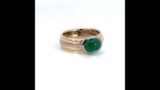 Smaragd Ring Gelbgold 750