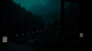 Quiet Deep Forest Rainfall 🌧 (No Ads) | Peaceful Cabin Bedroom Sounds for Restful Sleep