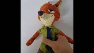Tomy Disney Zootopia Talking Nick Wilde Fox Toy Doll Plush 14
