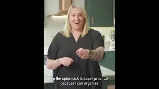 The Built-In Spice Rack That Keeps Gina Daly's Kitchen Organised #spicerack