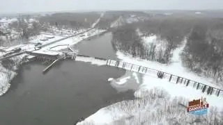Danville, Virginia - Aerial Footage Winter Storm Jonas -  Day 2