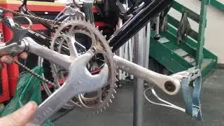 The largest pedal spindles ever! Shimano Dura Ace AX.