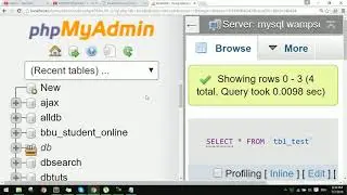 How to count row in database using php with mysqli؟