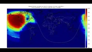 80m (3.5 MHz) HF Radio Propagation Animation