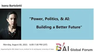 Lecture by Ivana Bartoletti &ldquo;Power, Politics, & AI: Building a Better Future&rdquo;