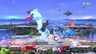 noft (Yoshi - eggroller) vs Arbiter (Little Mac)