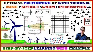 Optimal Wind Turbine Placement Using Particle Swarm Optimization || STEP-BY-STEP || ~xRay Pixy