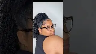 Quick Half Up Half Down Using The Doux Products! #naturalhair #douxmousse #curlyhair