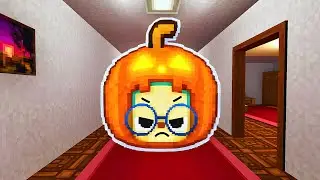 PUMPKIN Hogi MINECRAFTIFIED NEXTBOTS Fast CHASE in Red Corridor l Garry's Mod