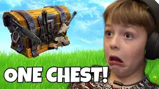 Remi does the One Chest Challenge In Fortnite! | First Ever Video!