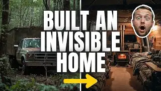 Building a HOUSE Inside a TRUCK in the FOREST | Off-Grid Bushcraft Masterclass