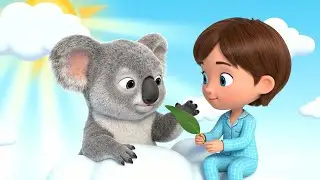 Sleepy Koala Took a Nap on a Cloud 🐨 | Nursery Rhymes for Kids & Baby Songs