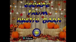 escape from rustic barn video walkthrough