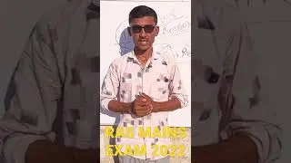 ras mains exam date 2021 |#shorts