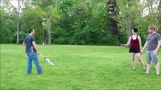 2 on 1 Glaive vs knive melee