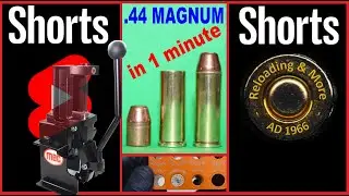 Reloading .44 Magnum ammo in 1 minute with MEC Marksman -   #reloading, #44magnum, #ammo, #shorts