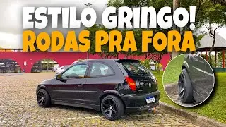 LAN&Ccedil;OU AS TALUDAS NO CELTINHA!🔥 CELTA REBAIXADO NA SUSPENS&Atilde;O A ROSCA, ESTILO STANCE 🔥😍