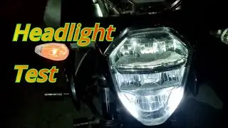New Model Suzuki Gixxer bike Headlight Test ||EJS Vlogs||
