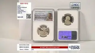 2025 Native American Dollar - Proof Mary Kawena Pukui NGC 70