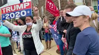 Trump Flag Rally In Newtown Pennsylvania #MAGA #Trump #Peekabuproductions #PresidentTrump