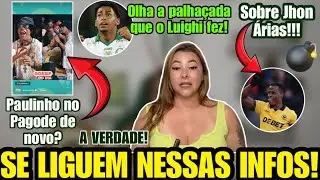 🚨 PAULINHO NO PAGODE DE NOVO? A VERDADE! SOBRE JHON ÁRIAS E AGORA? OLHA O QUE O LUIGHI FEZ! 🤡