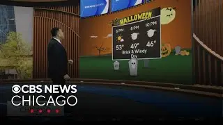Brisk, windy, and dry Halloween night in Chicago, chilly Friday