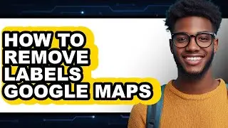 How to Remove Labels Google Maps (updated)