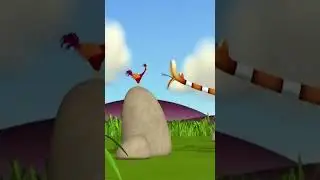 Out of Breath - Gazoon spanish Funny animals cartoon for Kids #shortsfeed #youtubeshorts