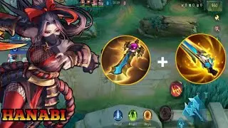 Mobile Legends: Hanabi Build Rose Gold Meteor Combo Melefic Gun!!