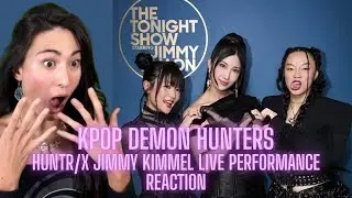 Kpop Demon Hunters Huntr/x Jimmy Kimmel Live Performance REACTION - feat. Ejae, Rei Ami, Audrey Nuna