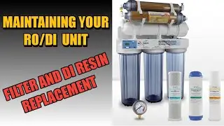 Reef tank RO/DI maintenance and filter replacement    HD 1080p