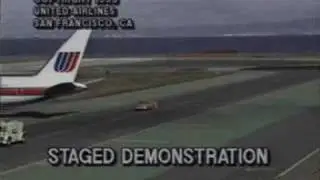 United Airlines Boeing 747 Flips Truck With Engine Blast