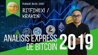ANALISIS EXPRESS DE BITCOIN, QUE PASO CON KRAKEN Y TETHER? | CRIPTOMONEDAS 2019 | BITCOIN V182