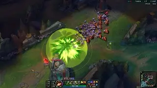 [LoL:PBE] Teemo vs Minions