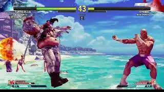 SFV Casual Match - SAGAT (SYHB00) EXTREMELY Good Stats! How My BIRDIE Could Only Win 1 Match!