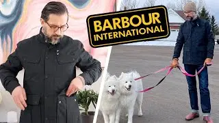 A Perfect Barbour For Winter. The Barbour International Tourer Duke Waterproof Jacket Review